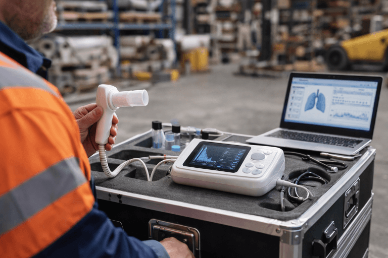 Respirable and inhalable dust